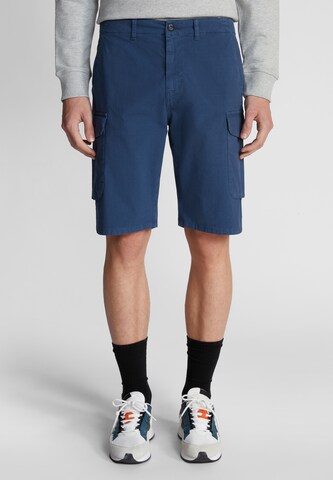 North Sails Slimfit Broek in Blauw: voorkant