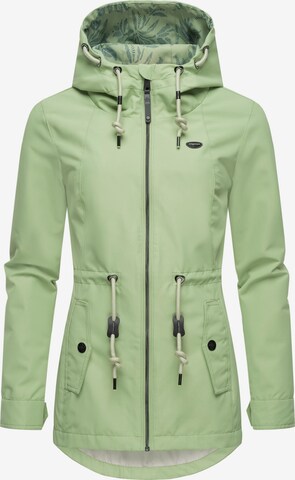 Ragwear Between-season jacket 'Monadis' in Green: front