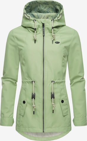 Ragwear Between-season jacket 'Monadis' in Green: front