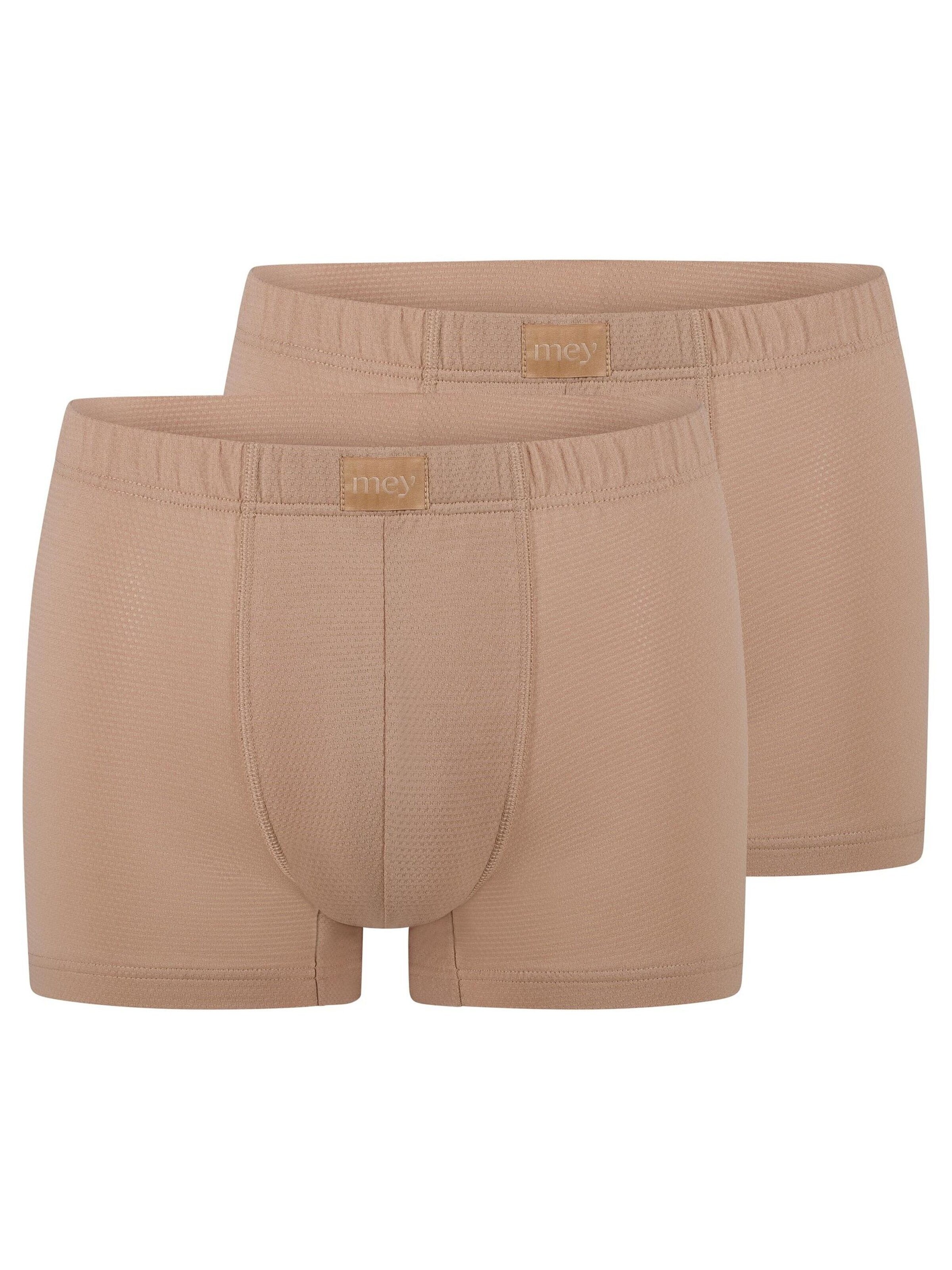 Mey Boxer shorts 'Dry Cotton Breeze' in Beige: front