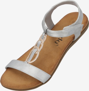 Sandales à lanières 'Uleto' Palado en argent : devant