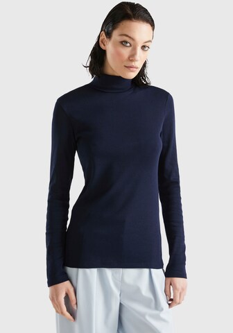 UNITED COLORS OF BENETTON Тениска в синьо: отпред