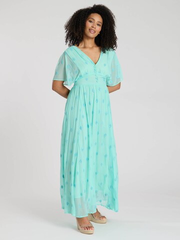 Robe South Beach en vert : devant