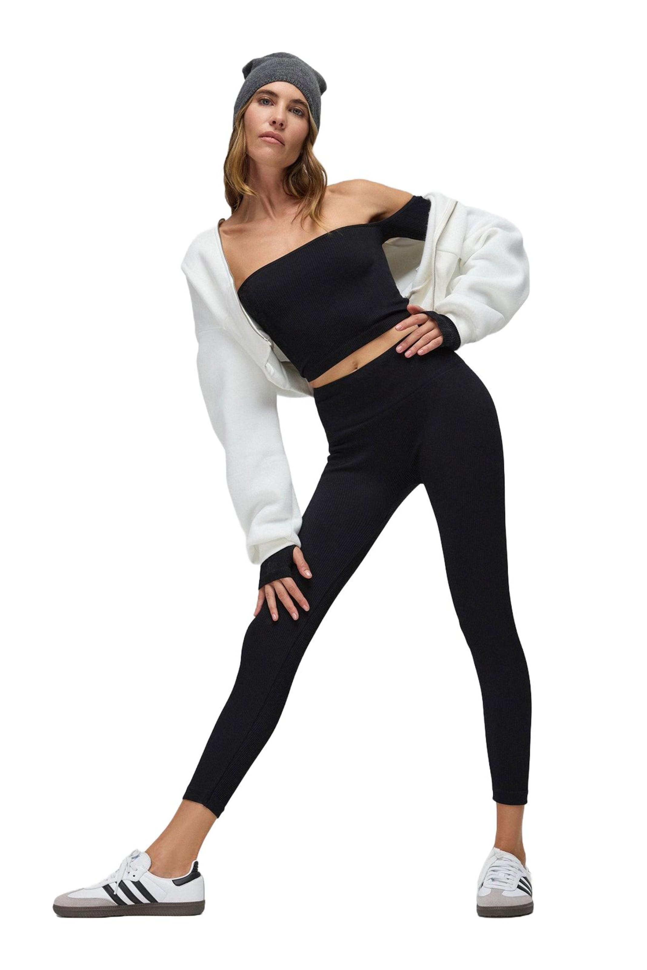 Skinny Leggings No Matter What en noir : devant