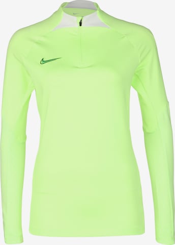 NIKE Athletic Sweatshirt 'Strike' in Green: front