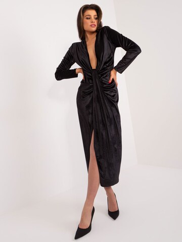 Madnezz House Abendkleid in Schwarz: Vorderseite