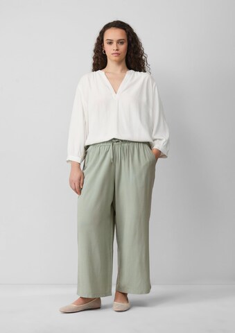 QS Wide leg Broek in Groen