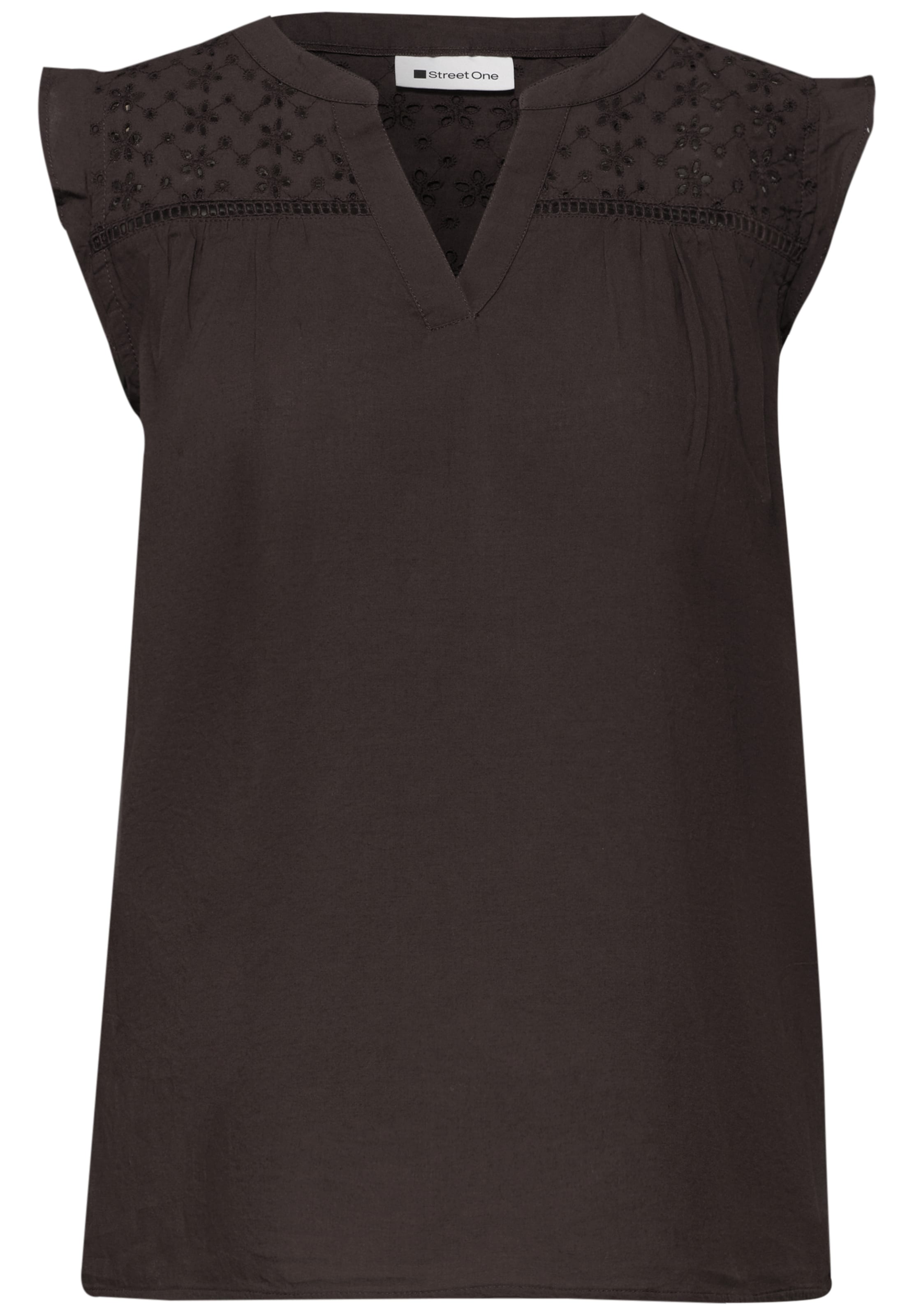 STREET ONE Blouse in Brown: front