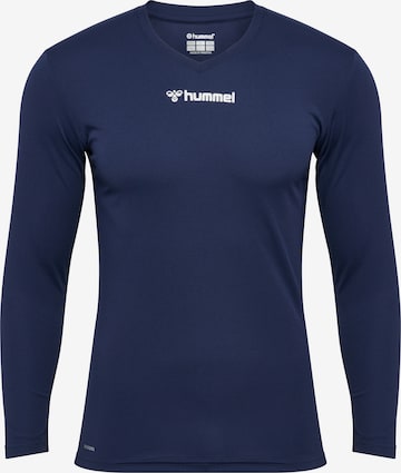 T-Shirt fonctionnel 'Essential' Hummel en bleu : devant