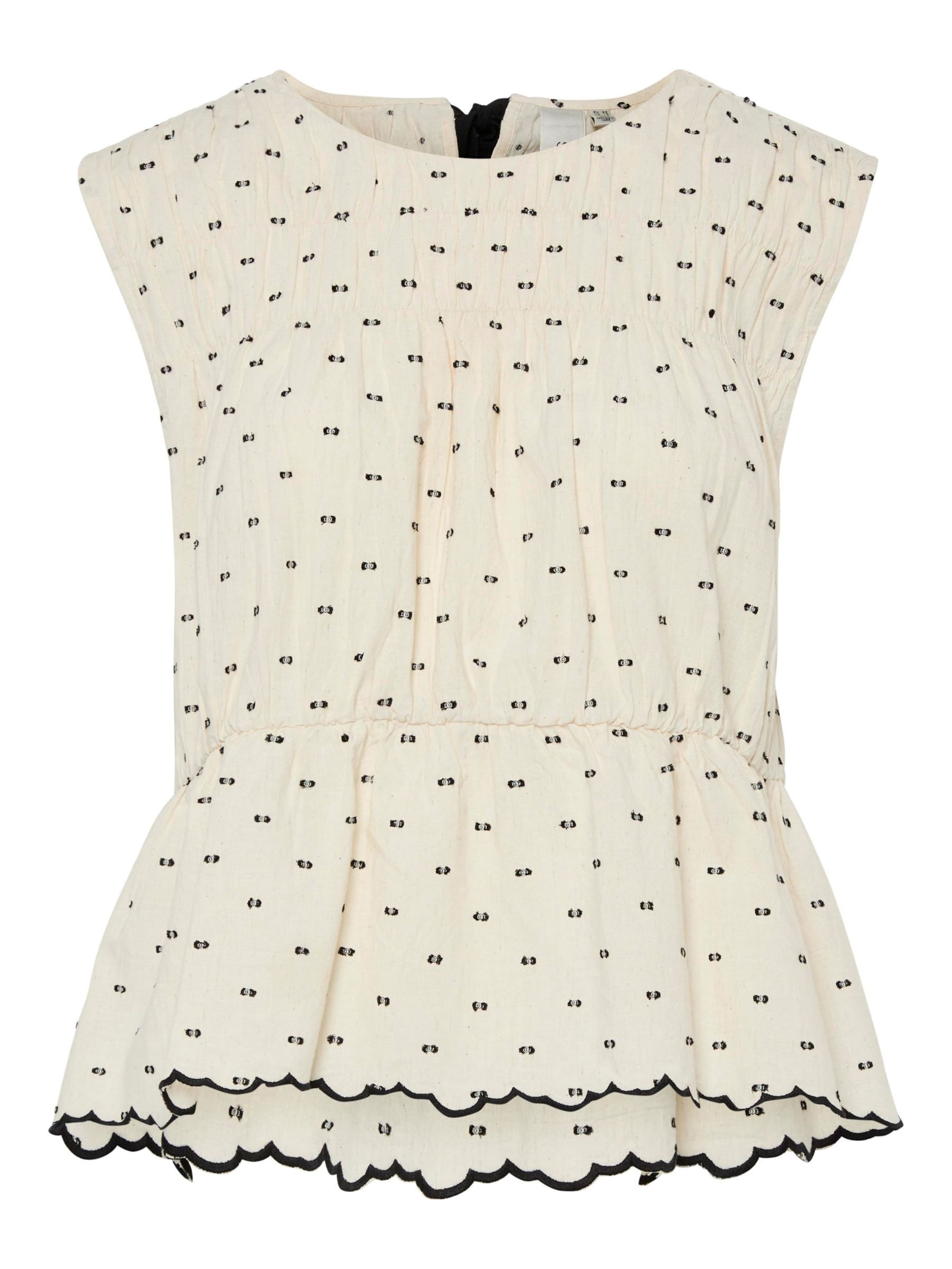Top 'YASDobby' di YAS in bianco: frontale