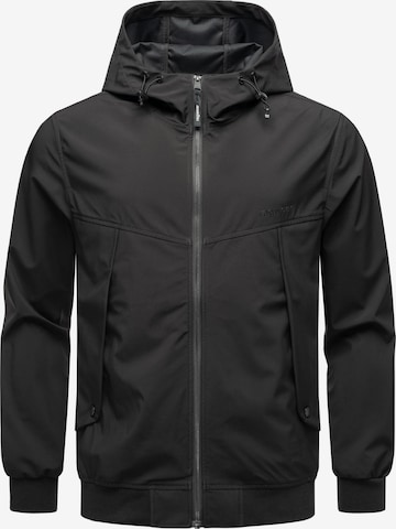 Ragwear Куртка в спортивном стиле 'Tyller Bonded ' в Черный: спереди