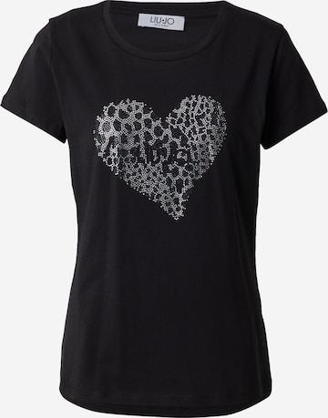T-shirt Liu Jo en noir : devant