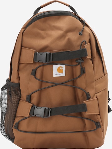 Carhartt WIP - Mochila 'Kickflip' em castanho: frente