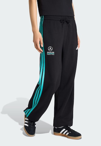 ADIDAS PERFORMANCE Tapered Sportbroek 'Mercedes-AMG Petronas Formula 1 Team DNA' in Zwart: voorkant