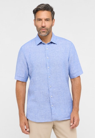 ETERNA Regular Fit Hemd in Blau: Vorderseite
