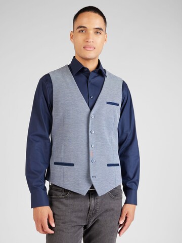 Gilet de costume A Fish named Fred en bleu : devant