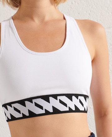 Superdry Bralette Sports Bra in White