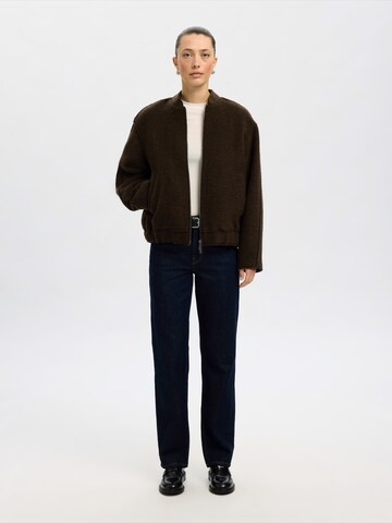 SELECTED Between-season jacket 'SLFREIGN' in Brown