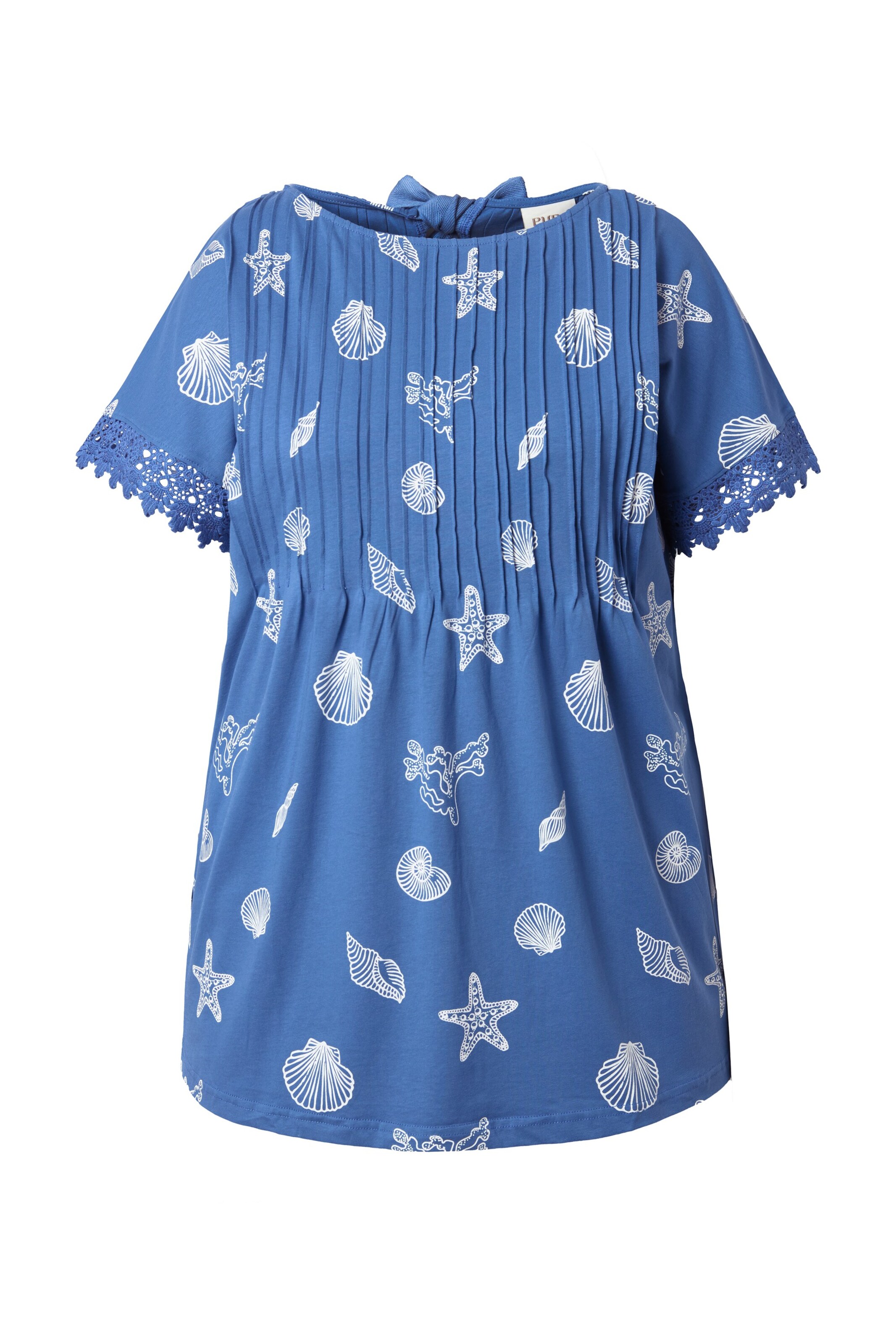 Ulla Popken Shirt in Blau: Vorderseite