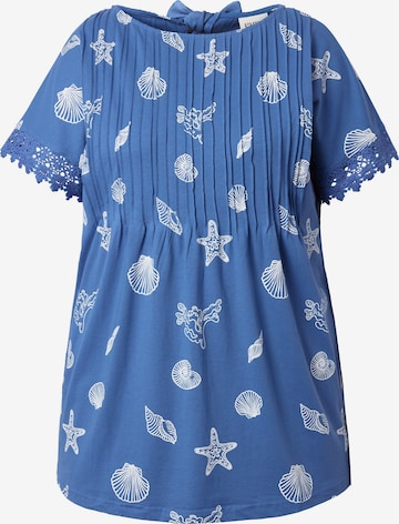 Ulla Popken Shirt in Blau: Vorderseite