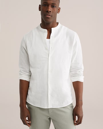 WE Fashion Regular Fit Skjorte i hvid: forside