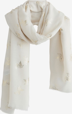 Next Shawl in Beige: front