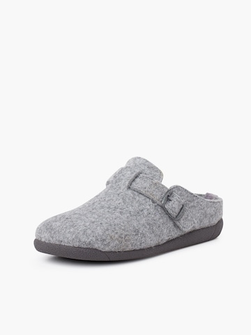 Pisamonas Hausschuh‌‌‌ in Grau: Vorderseite