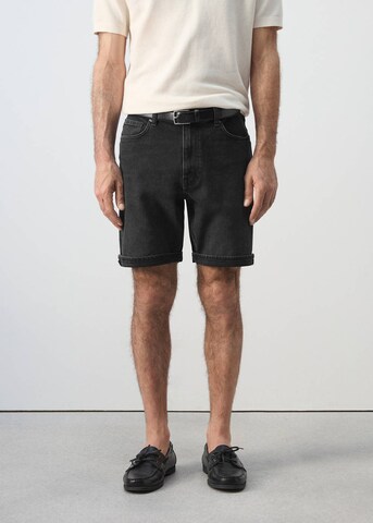 MANGO MAN Regular Jeans 'Rock' in Black