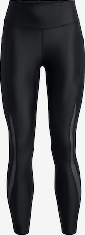 UNDER ARMOUR Skinny Workout Pants 'FlyFast Elite' in Black: front