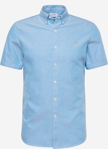 FARAH Button Up Shirt 'BREWER' in Blue: front