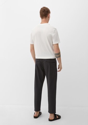 s.Oliver Regular Pleat-Front Pants in Grey