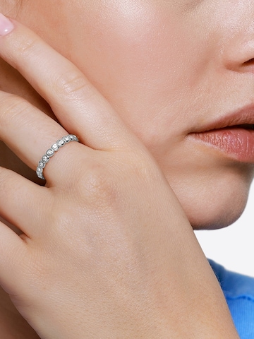 Bague Heideman en argent : devant