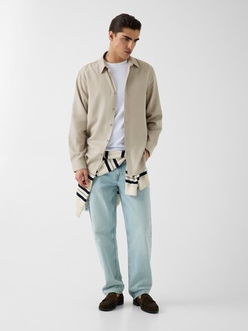 GUESS Regular fit Button Up Shirt in Beige