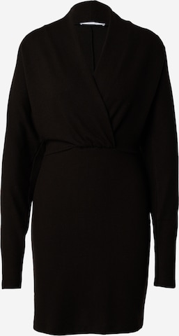 Robe 'Gemma' ABOUT YOU en noir : devant