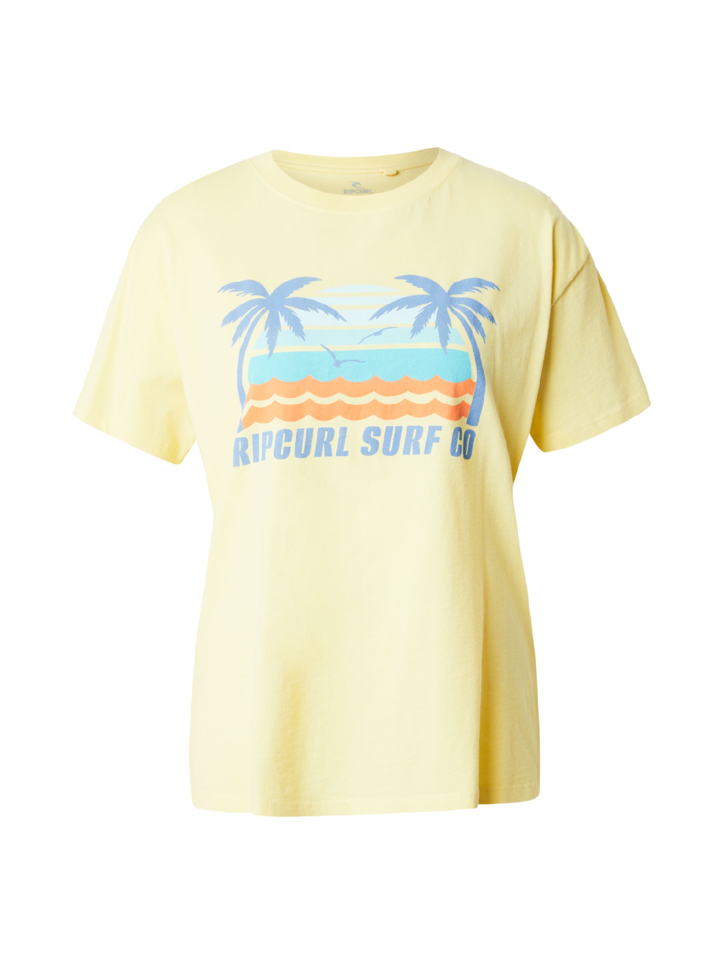 RIP CURL Shirt 'MALIBU' in Yellow: front
