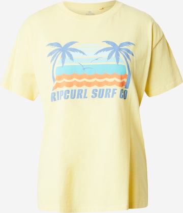RIP CURL - Camiseta 'MALIBU' en amarillo: frente