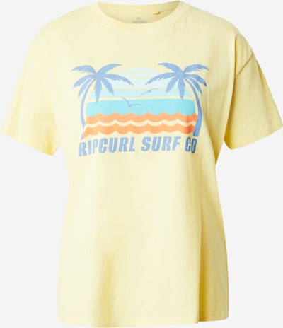 XS dydžio Marškinėliai 'MALIBU' iš RIP CURL, spalva – turkio spalva / melsvai pilka / geltona / oranžinė, Prekių apžvalga