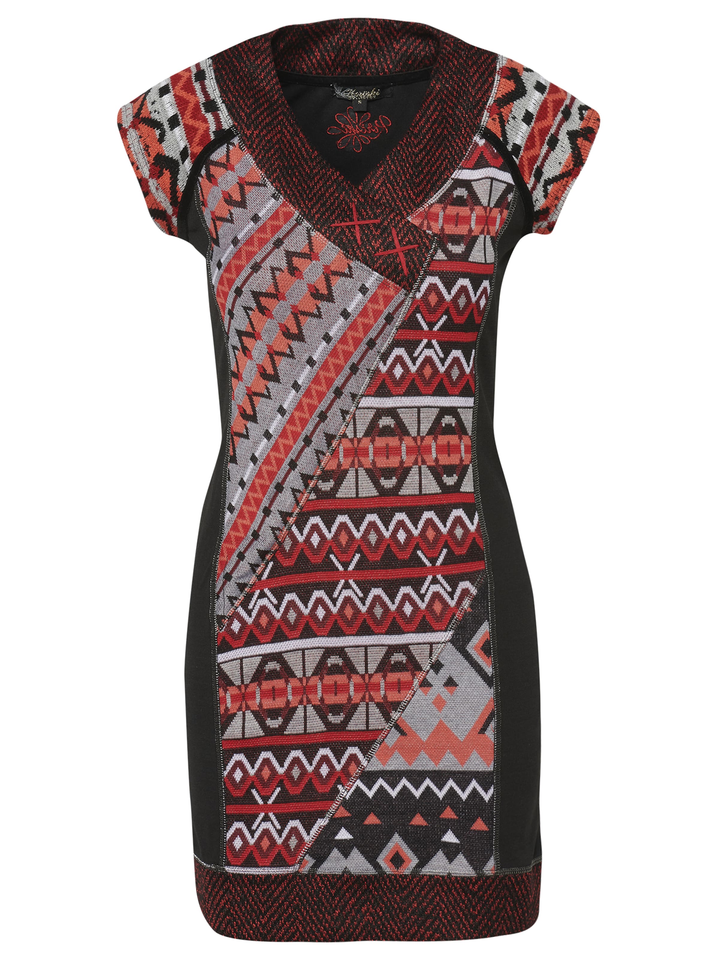 Robe KOROSHI en mélange de couleurs : devant