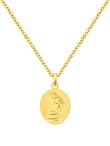 Hey Happiness Necklace 'Wise' in Gold: front