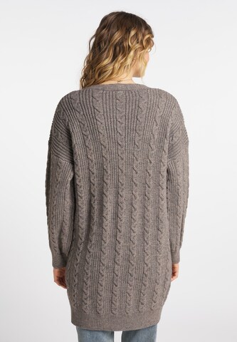 DreiMaster Vintage Knit Cardigan in Brown