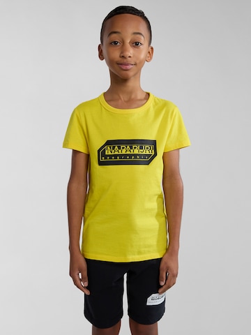 T-Shirt 'KITIK' NAPAPIJRI en jaune : devant