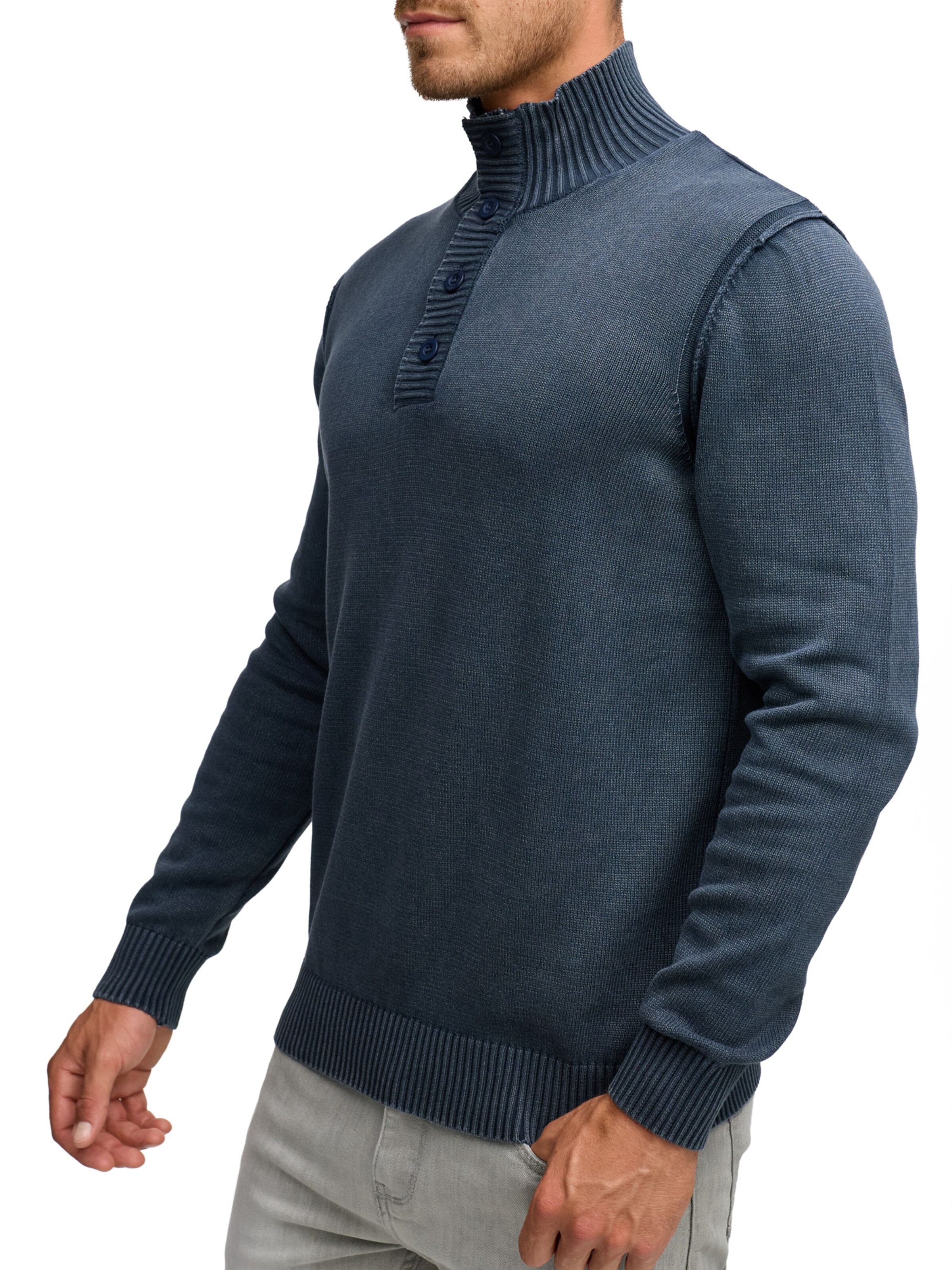 INDICODE JEANS Sweater in Blue