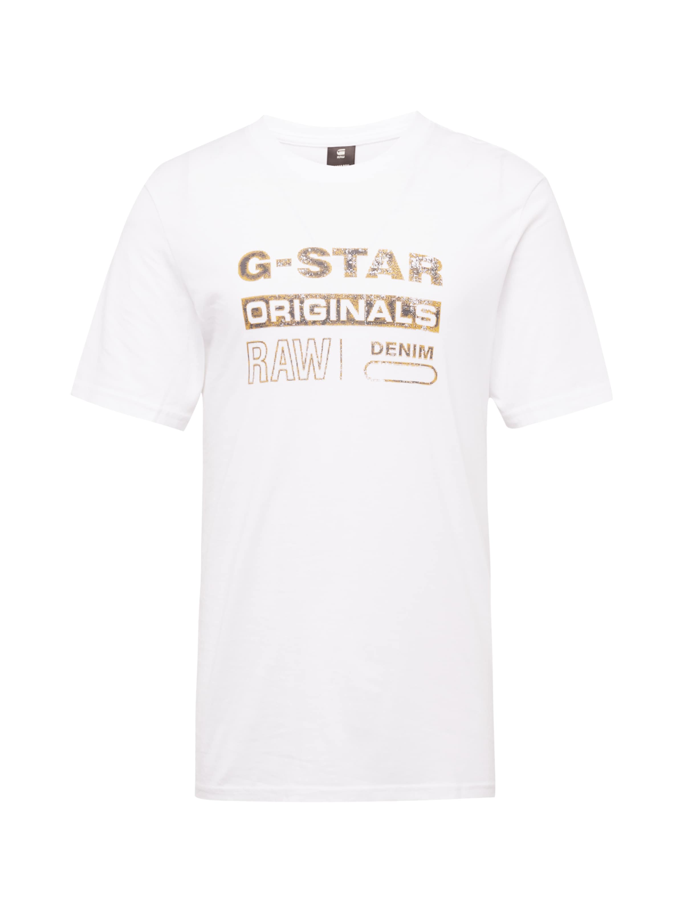 G-STAR Футболка в Белый: спереди