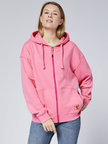 CHIEMSEE Sweatjacke in Pink: Vorderseite
