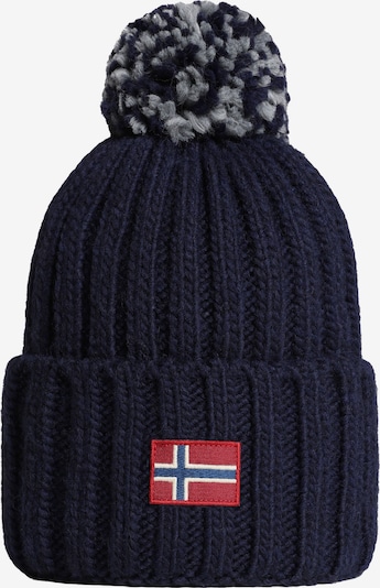 Căciulă 'Semiury' NAPAPIJRI pe albastru marin / albastru închis / roşu închis / alb, Vizualizare produs