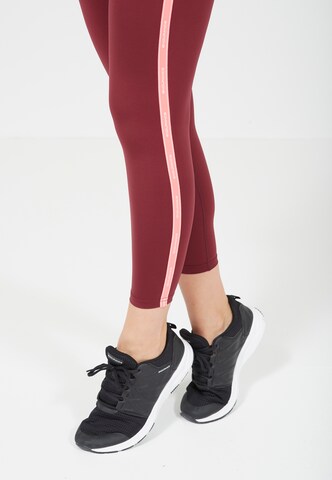ENDURANCE Skinny Sports trousers 'Sadiya' in Red