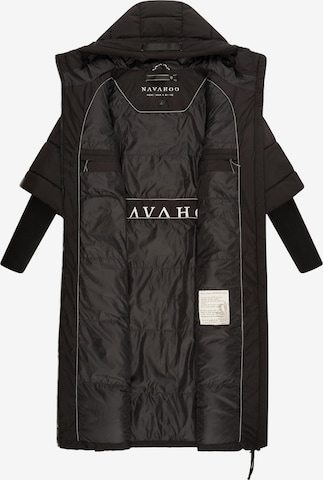 NAVAHOO Winter Coat 'Ciao Miau XIV' in Black