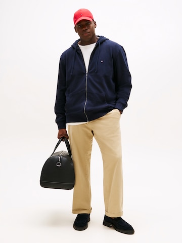 Tommy Hilfiger Big & Tall Sweatvest 'ESSENTIAL' in Blauw