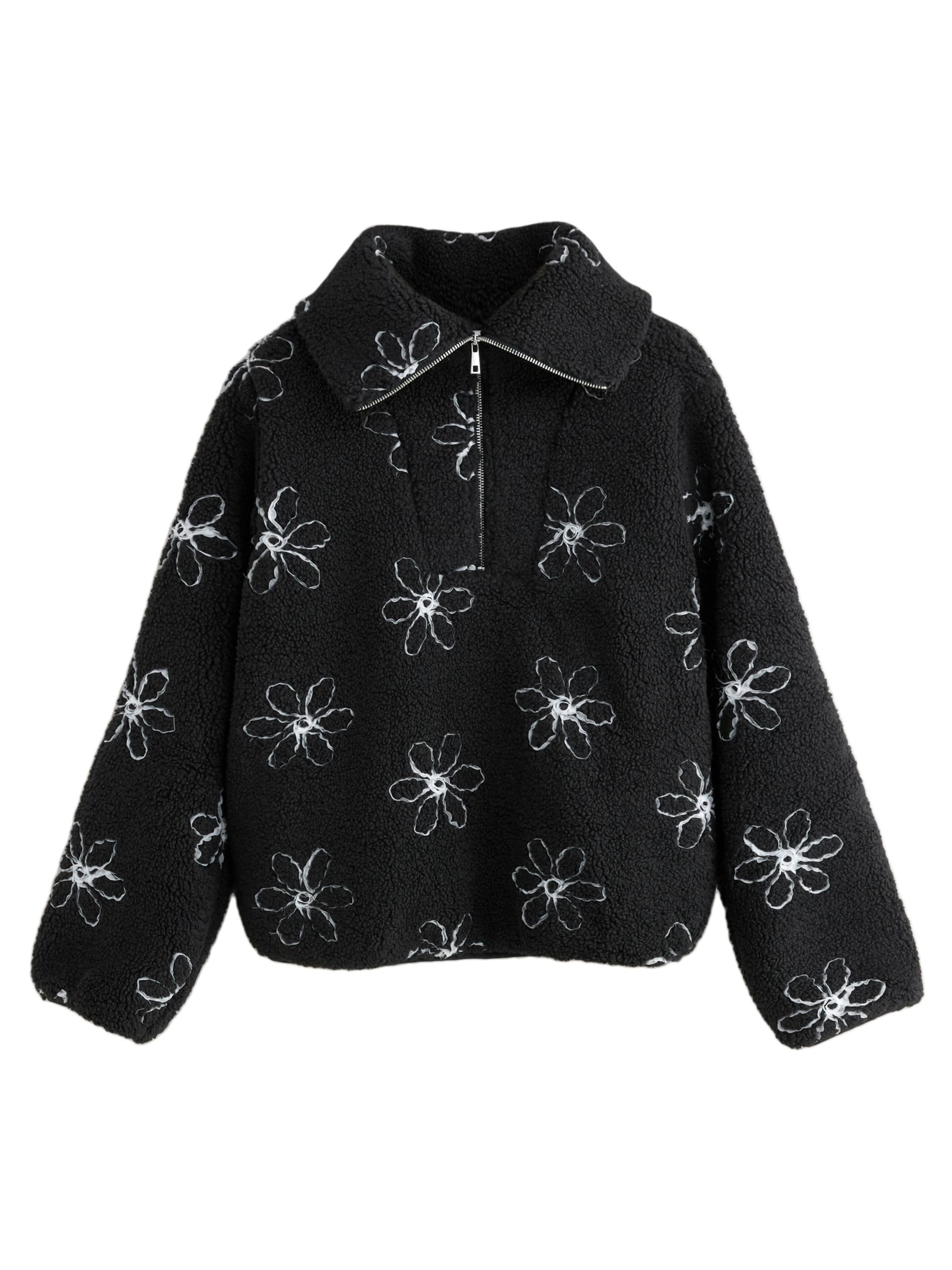 Next Πουλόβερ σε μαύρο: μπροστά