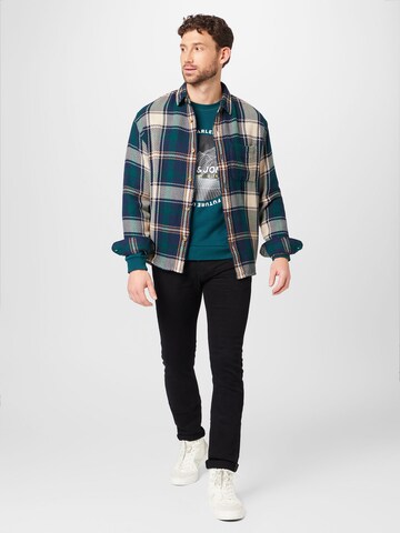 JACK & JONES Sweatshirt 'MAPPING' in Grün